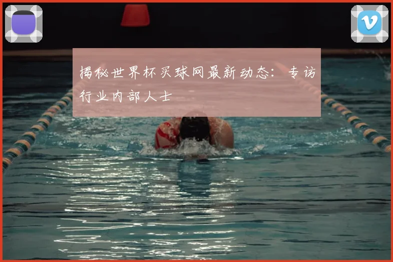 揭秘世界杯买球网最新动态:专访行业内部人士